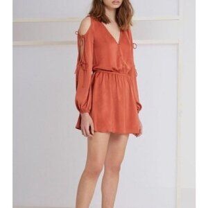 The Fifth Label dress size S fall colors cold shoulder